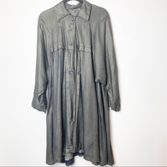 Harrods Jackets & Blazers - HARRODS PIERETTE B Vintage Swing Trench Coat, Made in Switzerland 60s & 70s